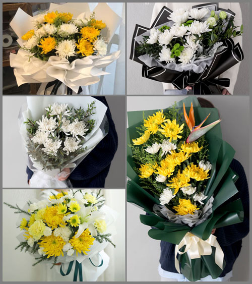 台湾桃园县复兴乡白事花束代送